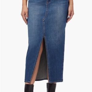 Hudson Jeans Blue Midi Skirt